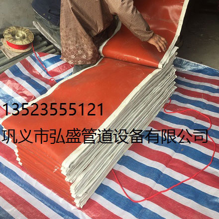 山東東營(yíng)客戶(hù)定制的電廠(chǎng)高溫非金屬織物蒙皮